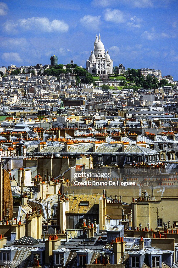 Sacre Coeur Basilica in Paris, France