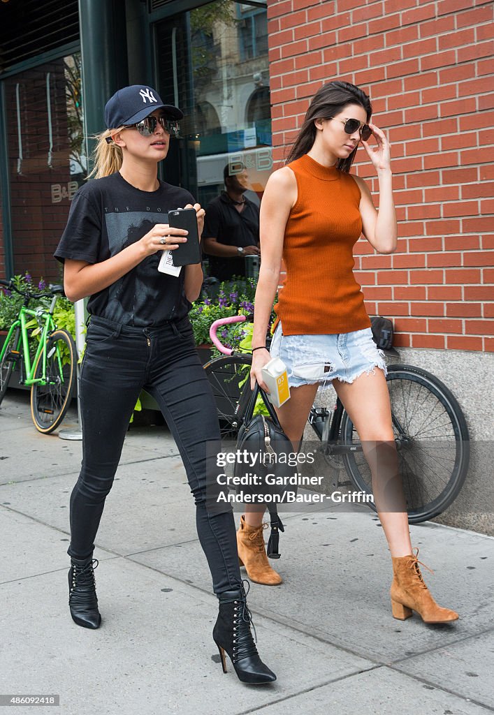 Celebrity Sightings In New York - August 31, 2015