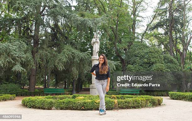 Actress Candela Pena attends the 'Kiki' Photocall at Centro Regional de Innovación on August 31, 2015 in Madrid, Spain.