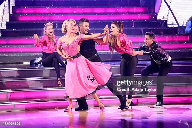 Episode 1806" - It's an all out celebration on "Dancing with the Stars" as the celebrities got the party started MONDAY, APRIL 21 on the Disney...