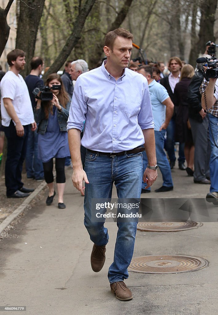 Alexei Navalny on trial