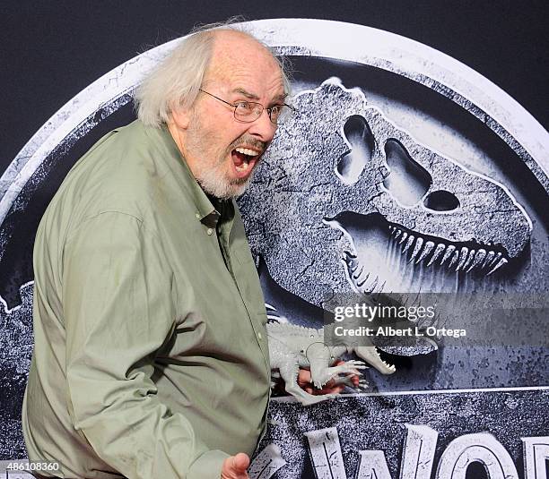 Paleontologist Jack Horner arrives for the Premiere Of Universal Pictures' "Jurassic World" held in the courtyard of Hollywood & Highland on June 9,...