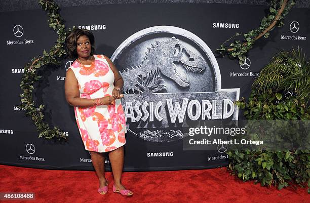 Actress Retta arrives for the Premiere Of Universal Pictures' "Jurassic World" held in the courtyard of Hollywood & Highland on June 9, 2015 in...