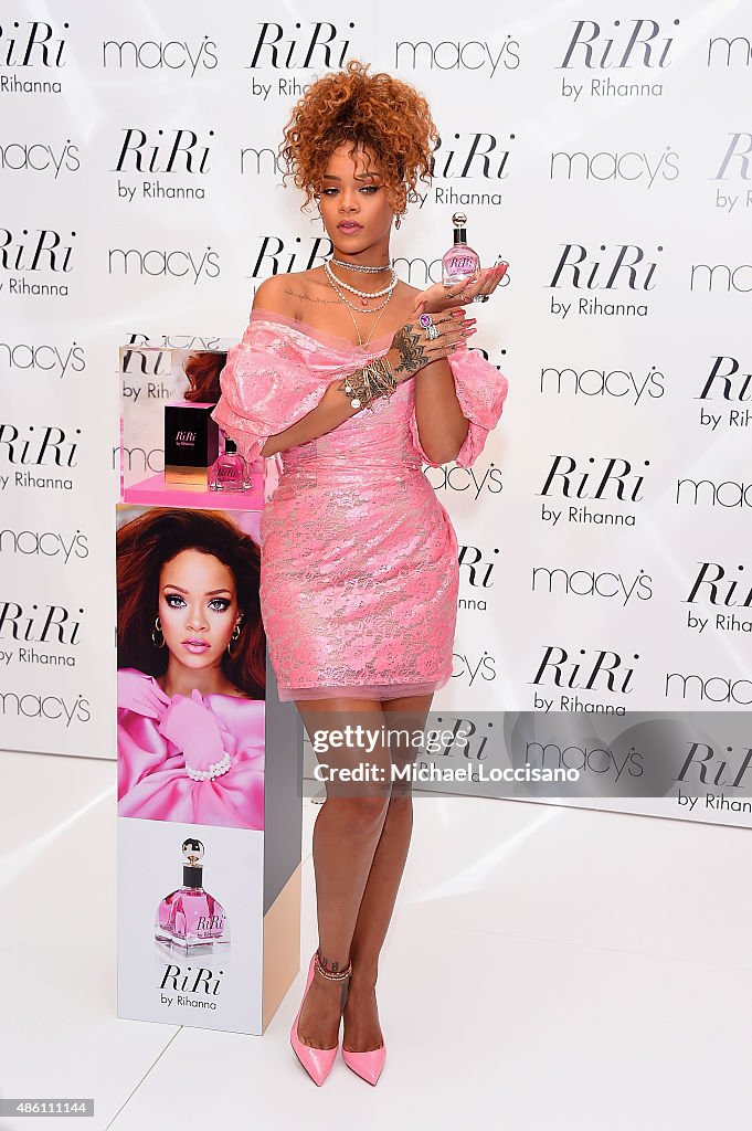 RiRi By Rihanna Fragrance Unveiling At Macy's Downtown Brooklyn