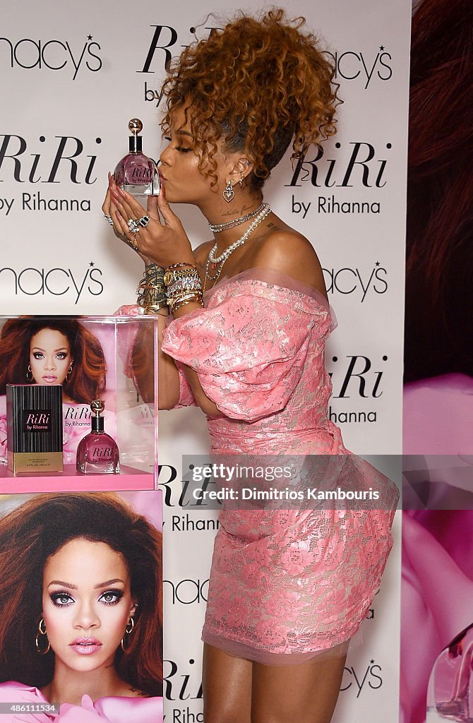 RiRi By Rihanna Fragrance Unveiling At Macy's Downtown Brooklyn