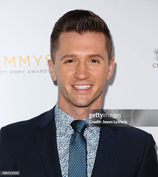 Dancer Travis Wall attends the Television Academy's cocktail reception for the 67th Emmy Award nominees for Outstanding Choreography at Montage...