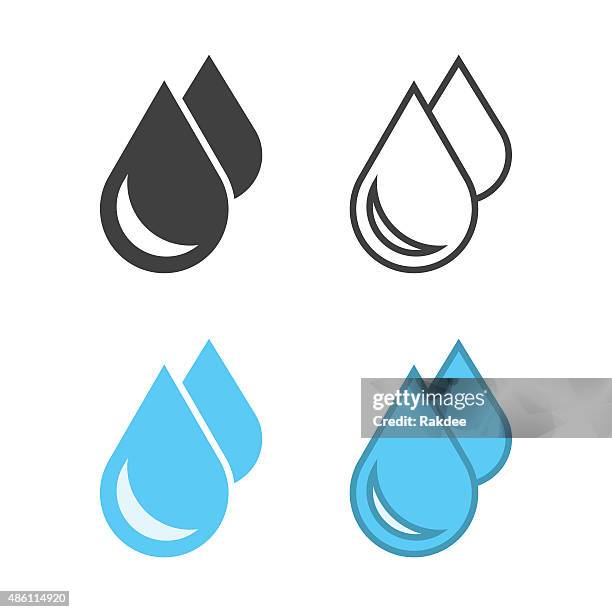 water drop icon - rain drop stock illustrations