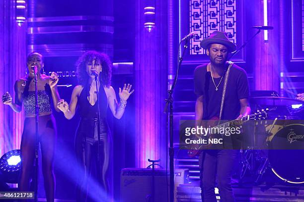 Episode 0319 -- Pictured: Musical guest Gary Clark Jr. Performs on August 31, 2015 --