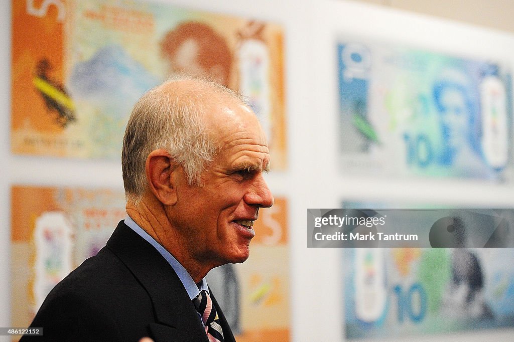 John Key Attends Launch of New Bank Notes