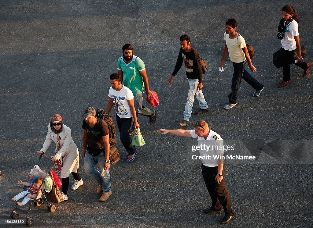 Migrants Begin Their Journey Through Europe In Kos