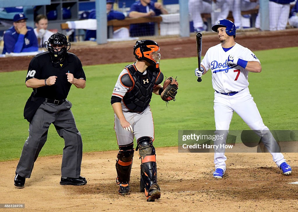 San Francisco Giants v Los Angeles Dodgers