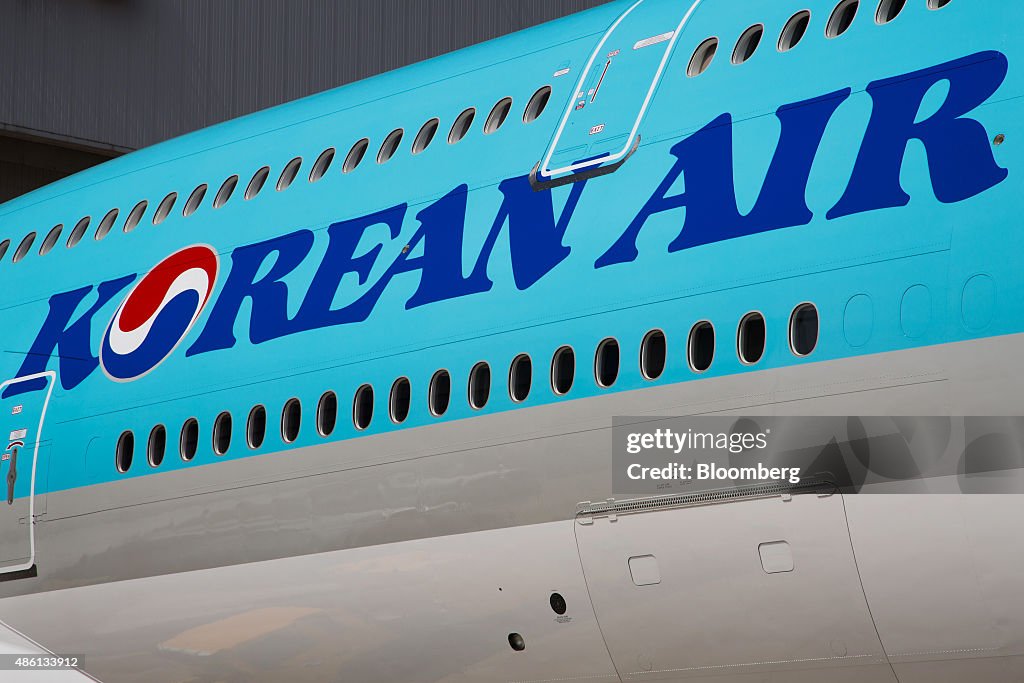 Tour Of Korean Air Lines Co. New Boeing 747-8 Ahead Of First Flight