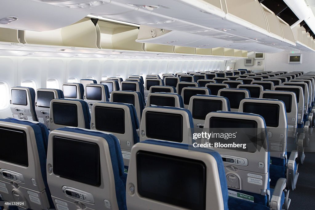 Tour Of Korean Air Lines Co. New Boeing 747-8 Ahead Of First Flight
