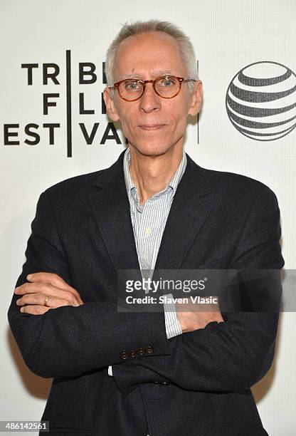 Writer David Ives attends the "Venus in Fur" Premiere during the 2014 Tribeca Film Festival at BMCC Tribeca PAC on April 22, 2014 in New York City.
