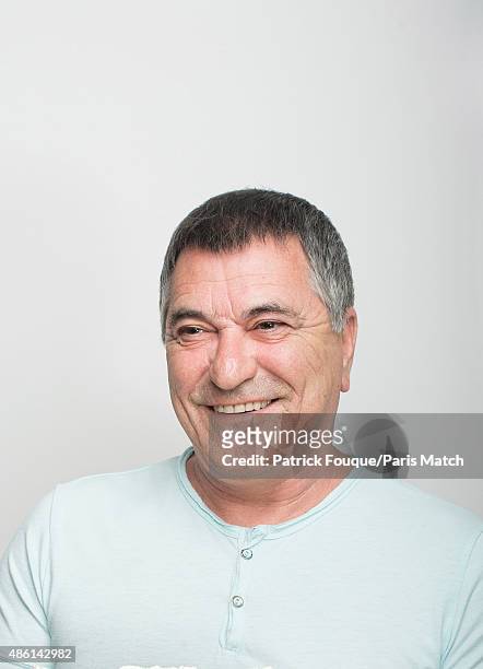 Comedian Jean-Marie Bigard is photographed for Paris Match on April 21, 2014 in Paris, France.