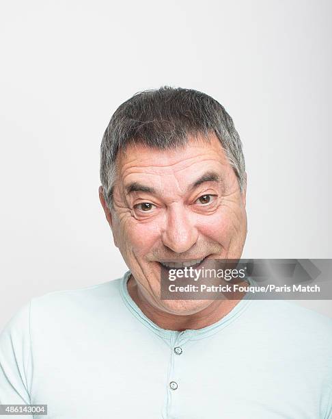 Comedian Jean-Marie Bigard is photographed for Paris Match on April 21, 2014 in Paris, France.