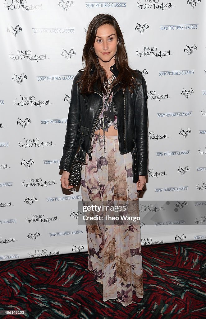 "For No Good Reason" New York Screening - Arrivals