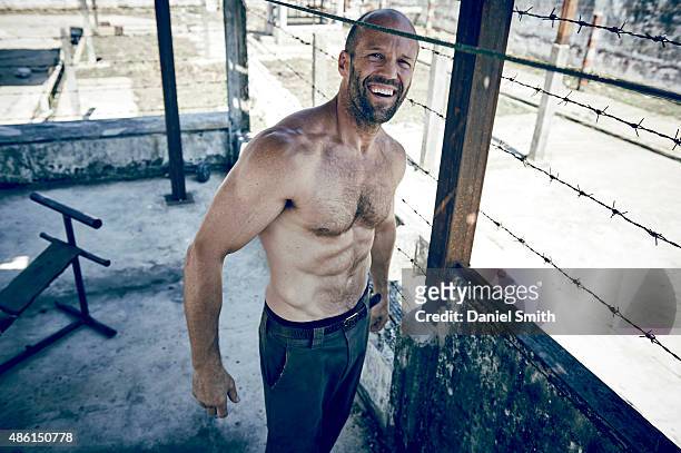 Actor Jason Statham is photographed for Men's Health UK on December 11, 2014 in Los Angeles, California.