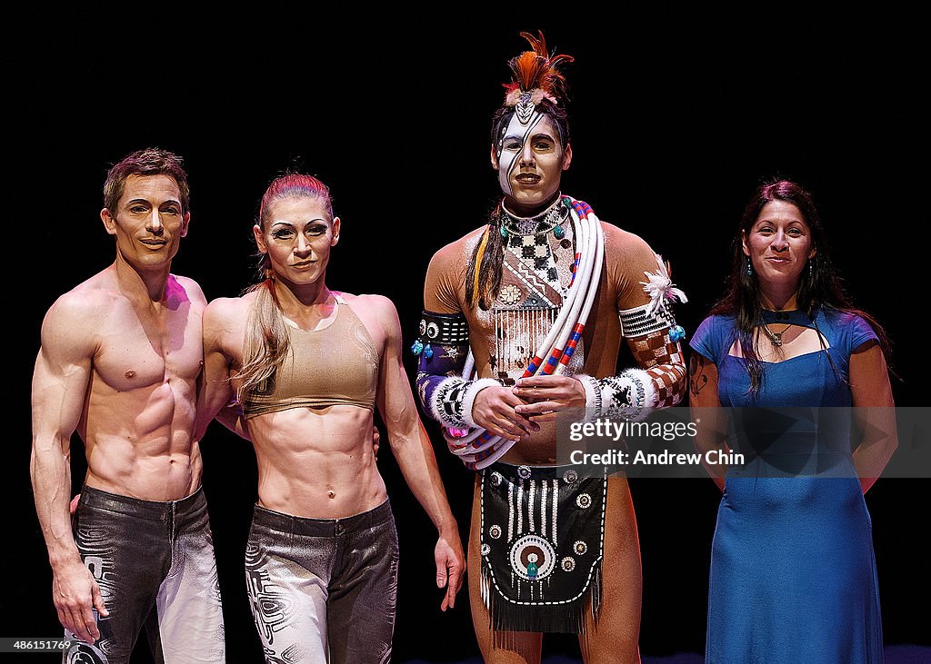 Cirque du Soleil's "Totem"  Exclusive Acrobatic Media Preview At Orpheum Annex