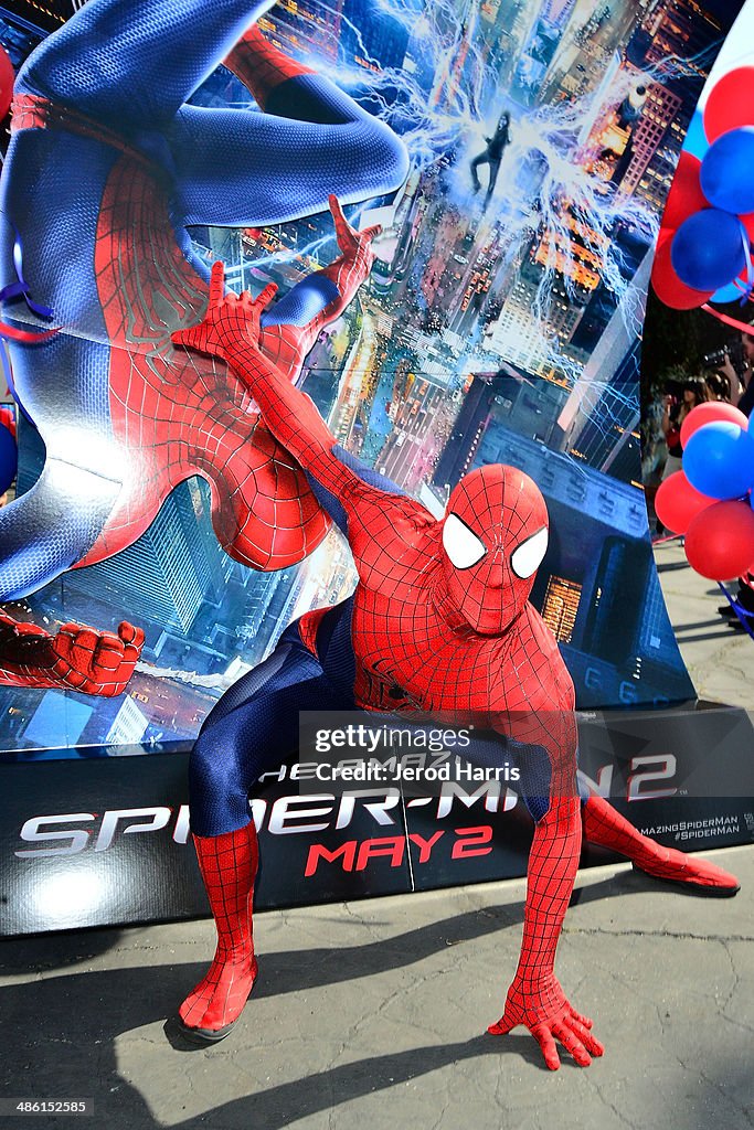 Larchmont Charter School Celebrates "The Amazing Spider-Man 2" At Be Amazing Day