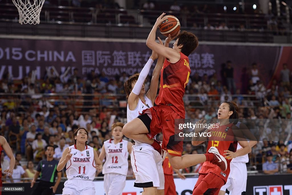 China v Japan - 2015 FIBA Asia Championship For Women