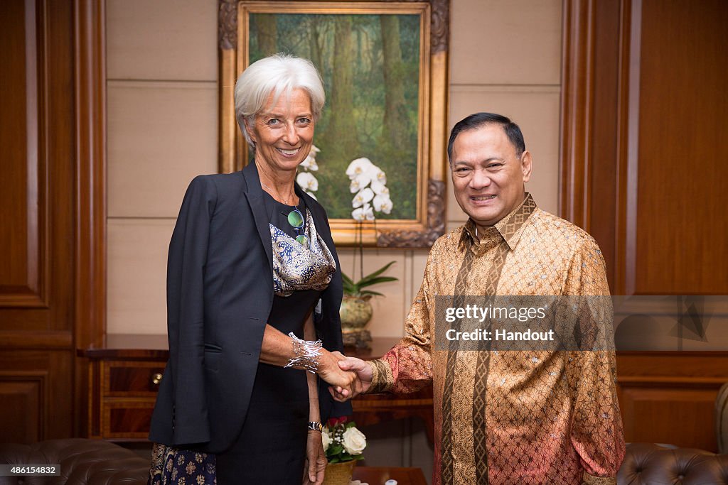 IMF Director Christine Lagarde Speaks In Indonesia