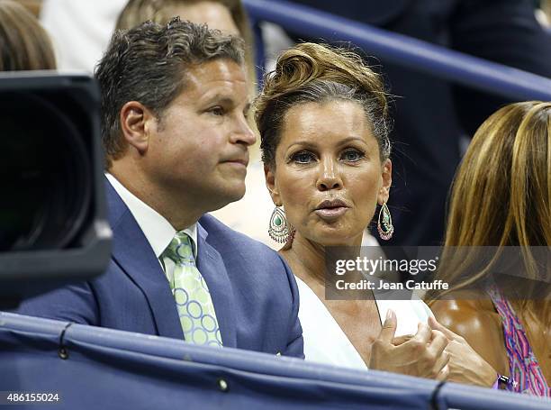 Vanessa Williams and her husband Jim Skrip attend the 15th Annual USTA Opening Night Gala on Day 1 of the 2015 US Open at USTA Billie Jean King...