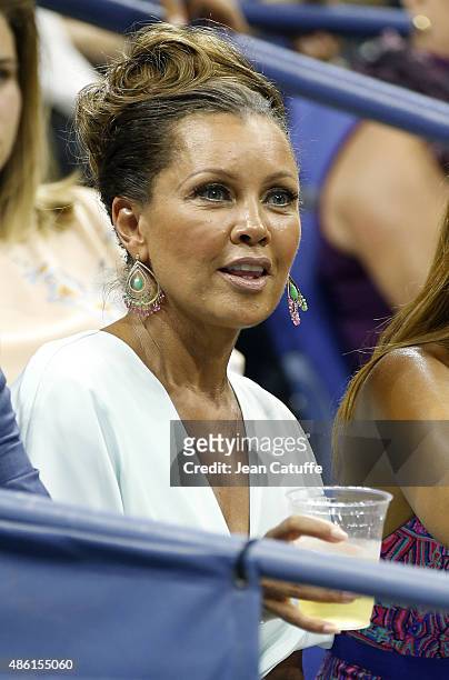 Vanessa Williams attends the 15th Annual USTA Opening Night Gala on Day 1 of the 2015 US Open at USTA Billie Jean King National Tennis Center on...
