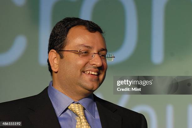 Deputy Chairman Tata Sons Cyrus Mistry during the press conference at launch of cromaretail.com on April 23, 2013 in Mumbai, India.