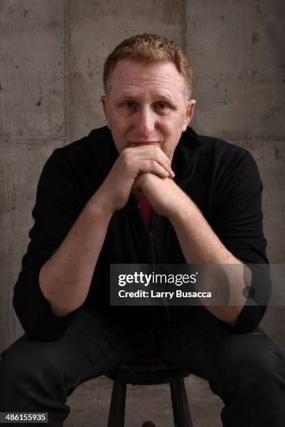 Director Michael Rapaport from "When the Garden Was Eden" poses at the Tribeca Film Festival Getty Images Studio on April 22, 2014 in New York City.