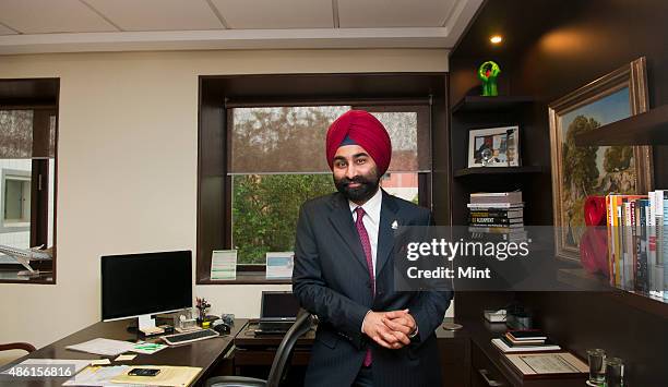 Shivinder Mohan Singh, MD of Fortis Healthcare, during an interview at Fortis Hospital, Vasant Kunj on August 16, 2011 in New Delhi, India. Shivinder...