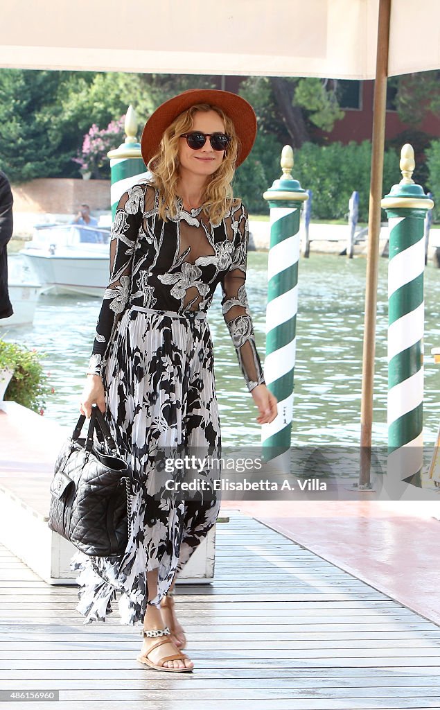 Celebrity Sightings Ahead Of The 72nd Venice Film Festival