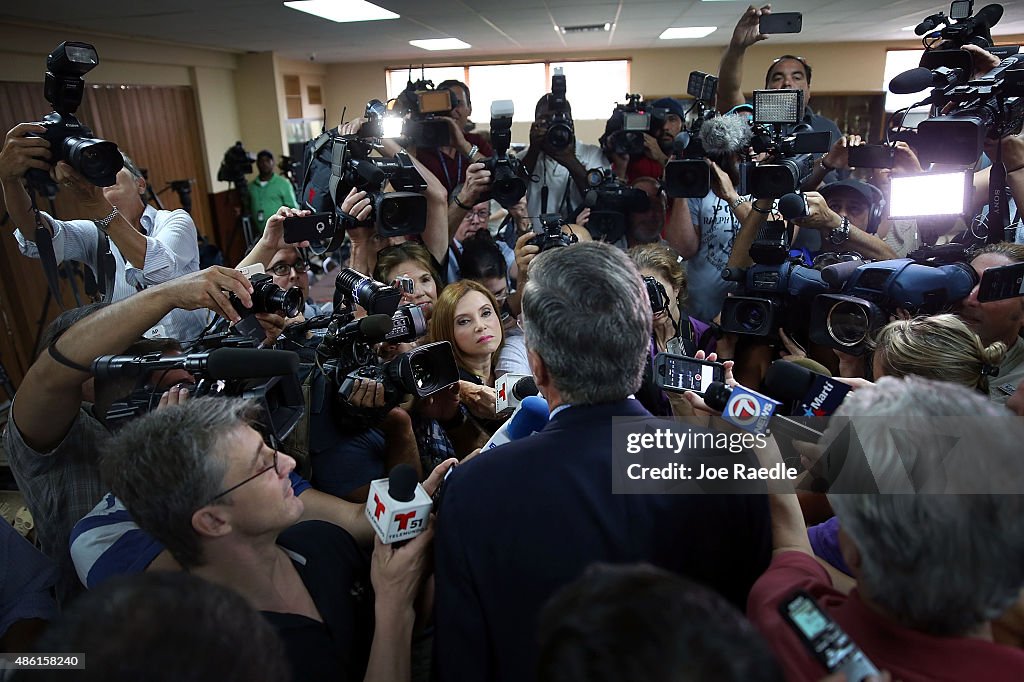 Jeb Bush Holds Student Town Hall At Miami School