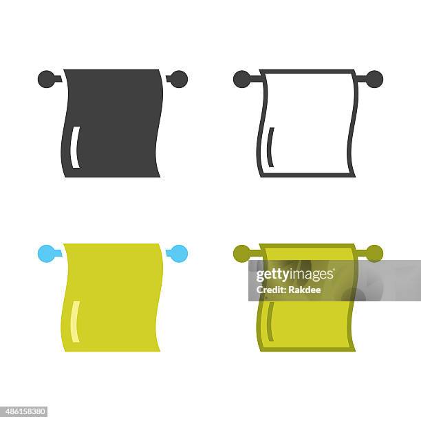 stockillustraties, clipart, cartoons en iconen met towel icon - tissue