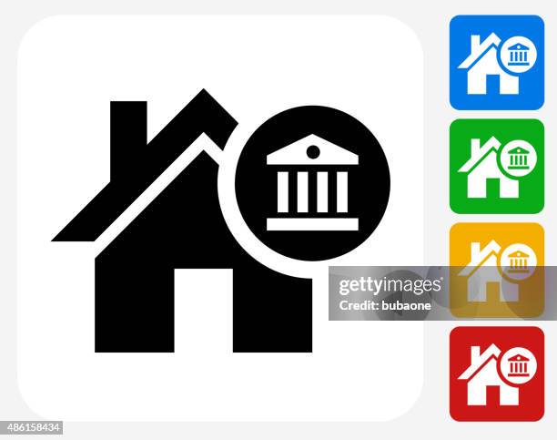 house laws icon flat graphic design - equal housing symbol stock illustrations