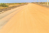 Old railway in Sudan.