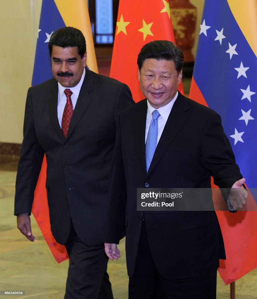 Chinese President Xi Jinping Meets Venezuela's President Nicolas Maduro