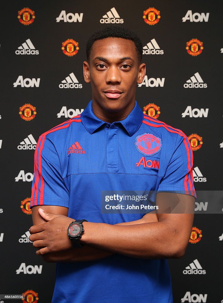 Manchester United Unveil New Signing Anthony Martial