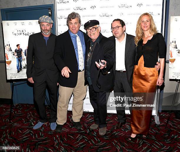 Director Charlie Paul, Sony Pictures Classics co-president Tom Bernard, Ralph Steadman, Sony Pictures Classics co-president Michael Barker, and...