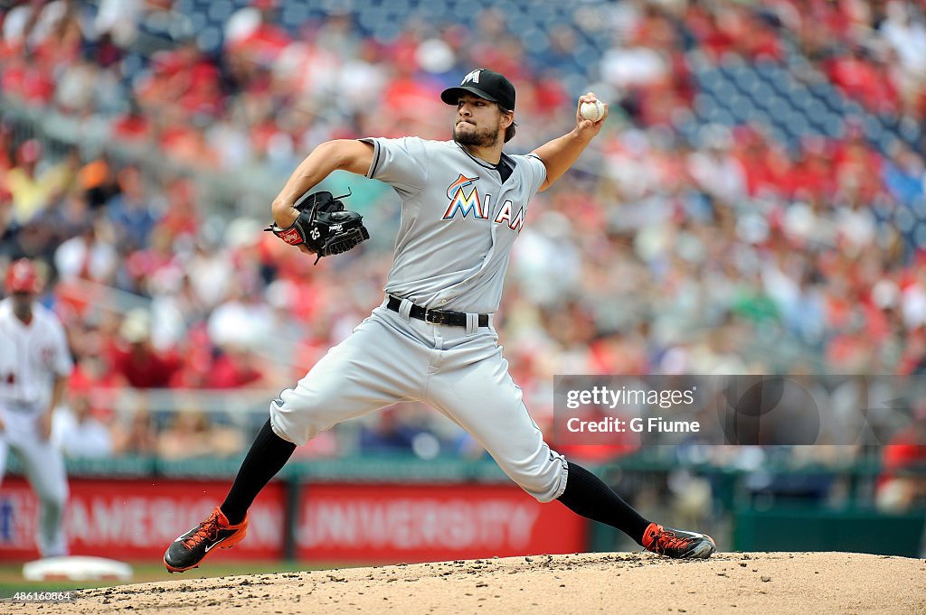 Miami Marlins v Washington Nationals