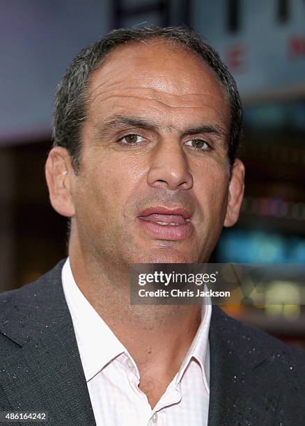 Martin Johnson attends the Premier of "Building Jerusalem" at Empire Leicester Square on September 1, 2015 in London, England.