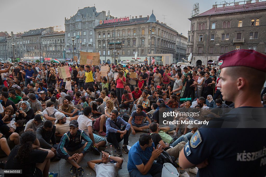 Record Number Of Migrants Flowing Into Hungary Across Its Borders With Serbia