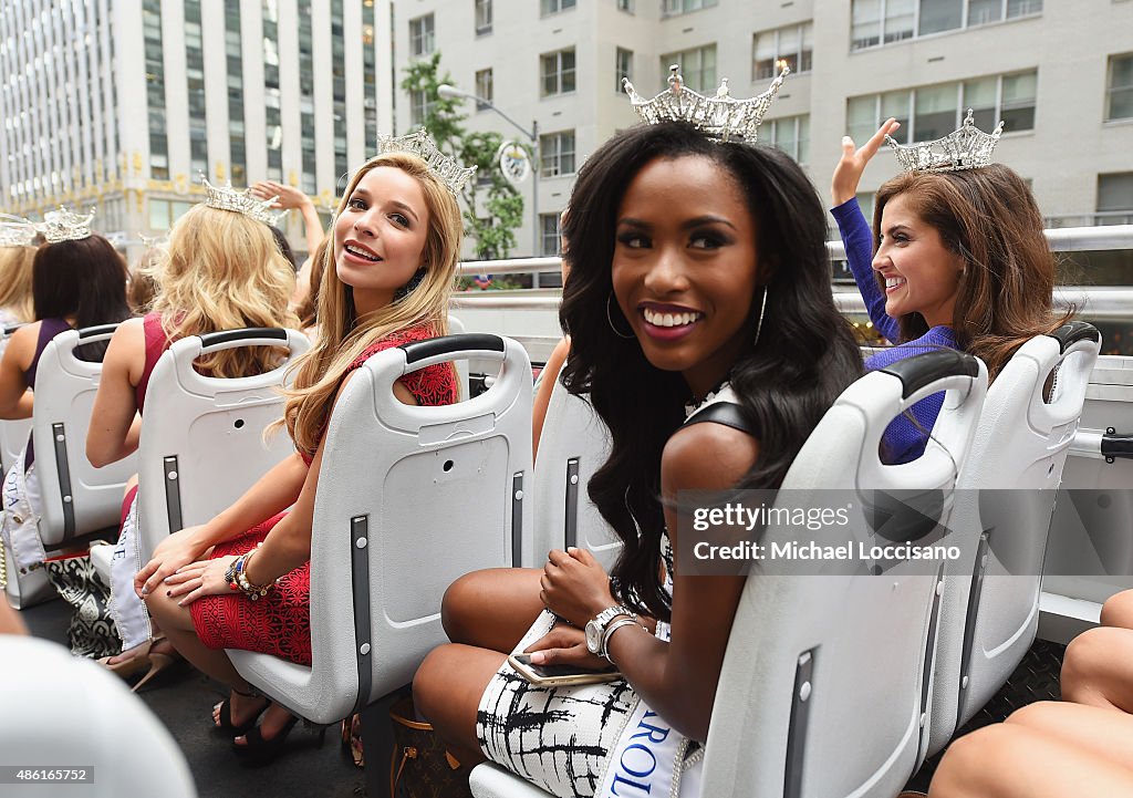 Miss America Takes Over New York City On Road To 95th Anniversary Of The Miss America Competition Sunday, September 13th On ABC At 9pm