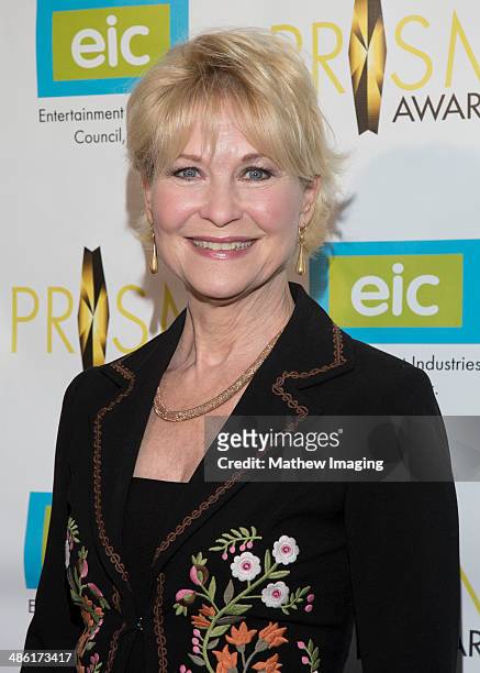 Actress Dee Wallace arrives at the 18th Annual PRISM Awards at Skirball Cultural Center on April 22, 2014 in Los Angeles, California.