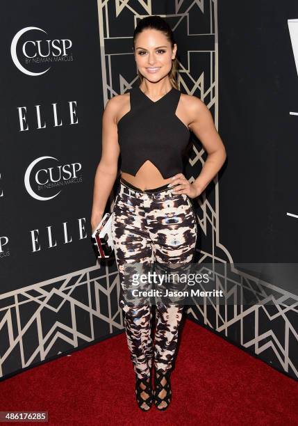 Singer Pia Toscano attends the 5th Annual ELLE Women in Music Celebration presented by CUSP by Neiman Marcus. Hosted by ELLE Editor-in-Chief Robbie...