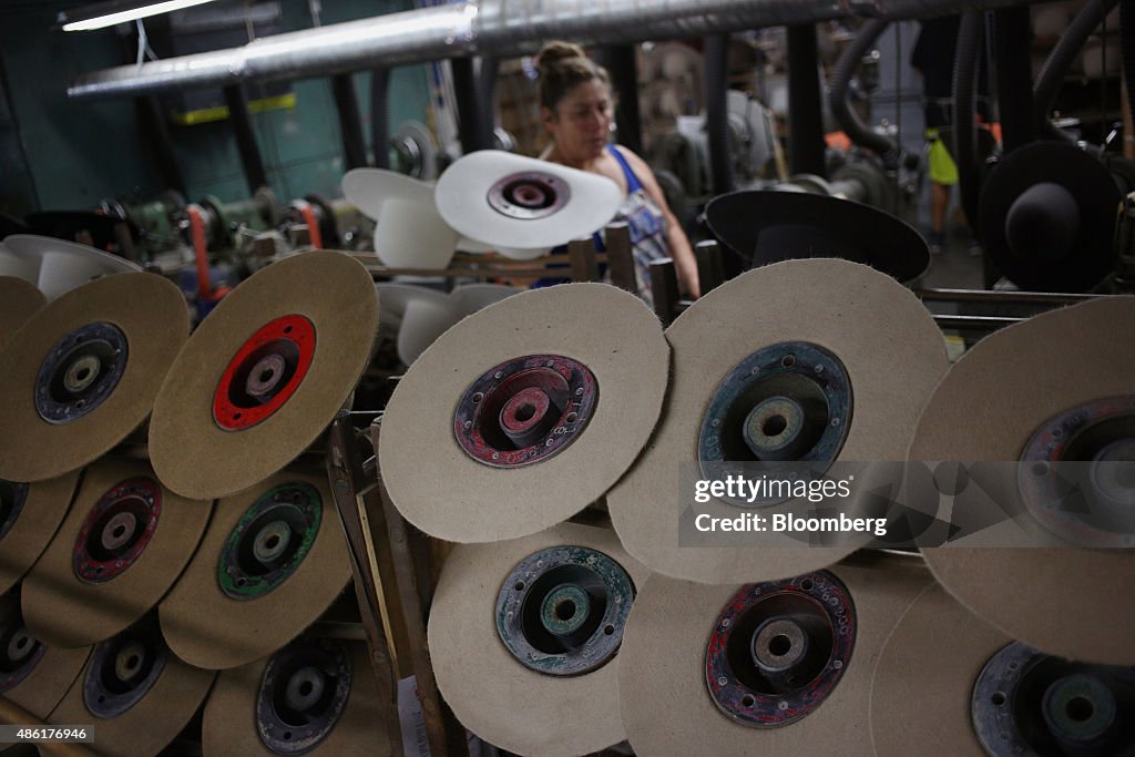 Stetson Hat Manufacturing At The Hatco Production Facility Ahead Of Factory Orders Figures
