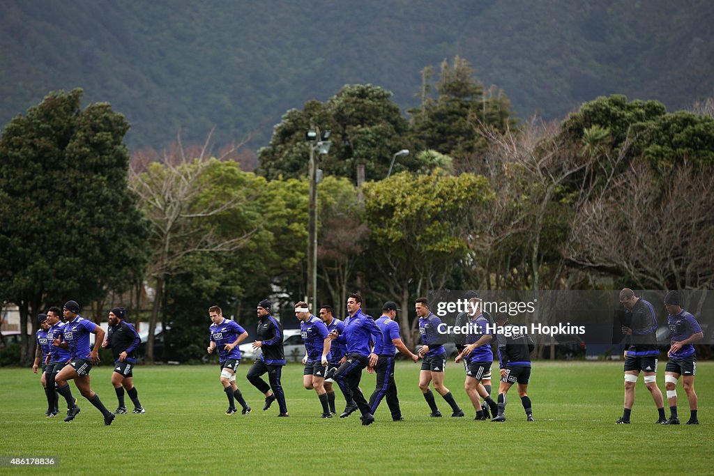 New Zealand All Blacks Training Session