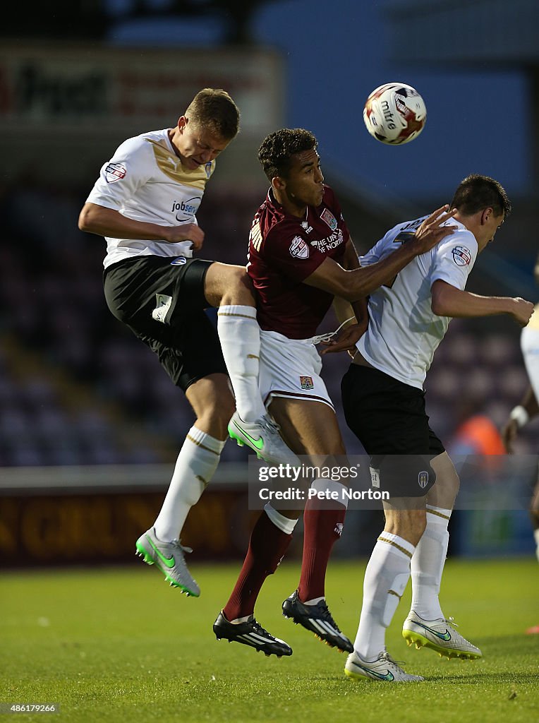 Northampton Town v Colchester United - Johnstone's Paint Trophy