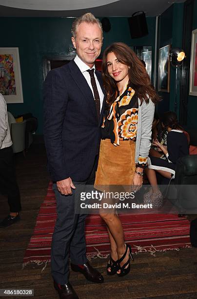 Gary Kemp and Lauren Kemp attend the after party following the UK Premiere of "Buttercup Bill" at The Groucho Club on September 1, 2015 in London,...