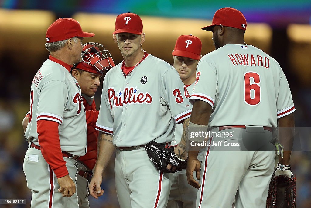 Philadelphia Phillies v Los Angeles Dodgers